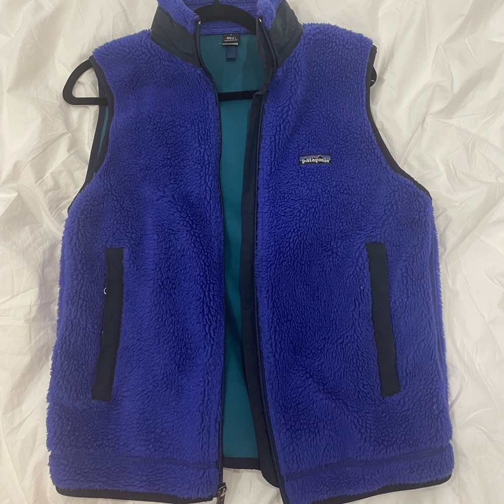 Blue patagonia vest